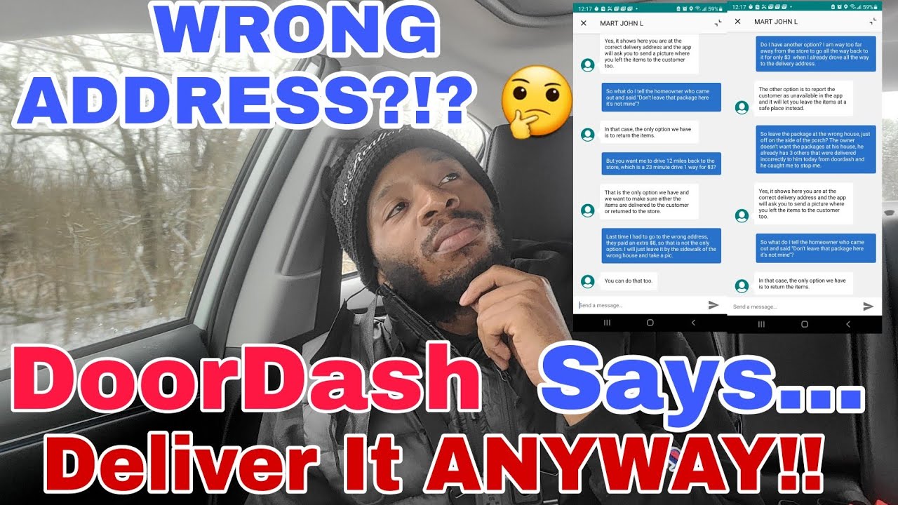 Wrong Address on DoorDash App...DoorDash Says to Deliver ANYWAY! Tips
