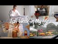 FALL WEEK IN MY LIFE | coffee recipes, clothing hauls, cleaning, pumpkin patch, cooking, etc. 🍂🤎☕️