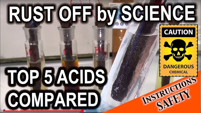 How to remove rust using chemicals like oxalic acid, phosphoric
