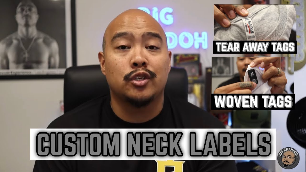 Custom Neck Labels Size Tags YouTube Custom Neck Labels Size Tags YouTube