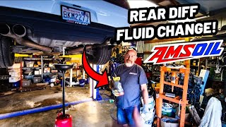 How to Change your Rear Differential Fluid in a Challenger Scatpack! (Amsoil 75W-90 Full Synthetic)