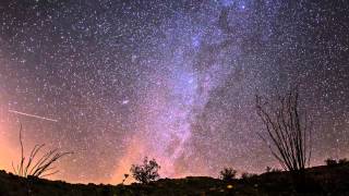 Anza Borrego Desert night sky. Please watch in HD.