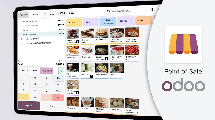 Manage your shop with Odoo Point of Sale