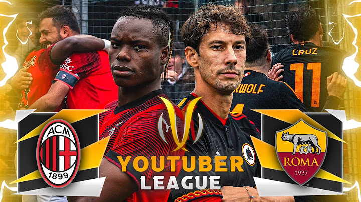 MILAN - ROMA ⚽️🏆 YOUTUBER LEAGUE | 23/24