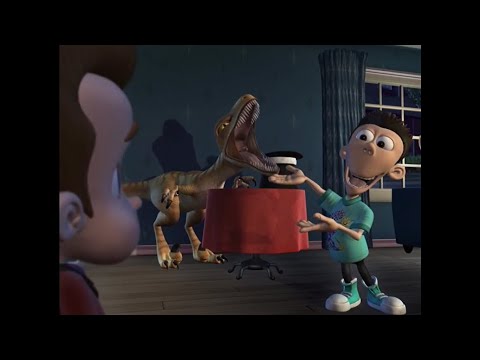 The Adventures Of Jimmy Neutron Boy Genius Harry Houdini The Velociraptor