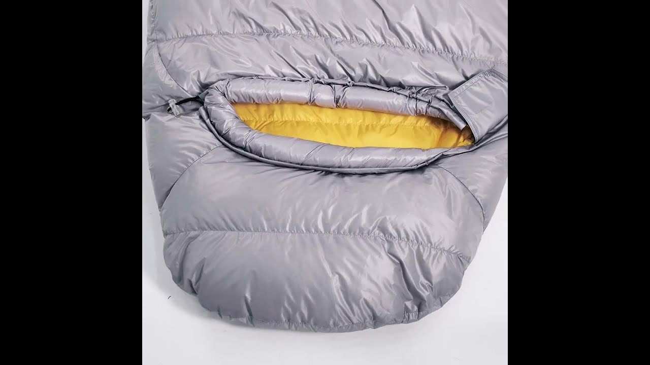 Naturehike CW400 Goose Down Mummy Sleeping Bag - YouTube