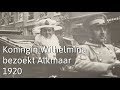 Koningin Wilhelmina bezoekt Alkmaar (1920)