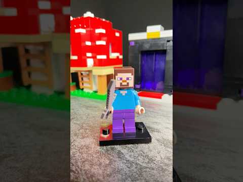 Minecraft LEGO I am Steve Lava Chicken