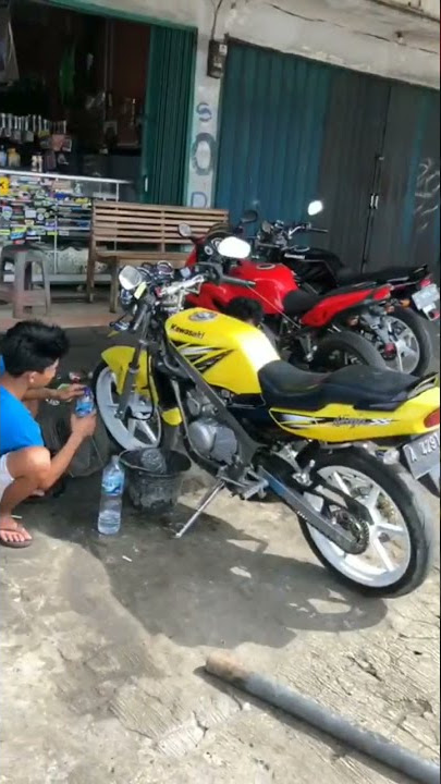 SPIL SPIL BENGKEL DULU GAISS!!#shorts #ninja #kawasaki #sunmori #bengkel #racing #style #motorcycle