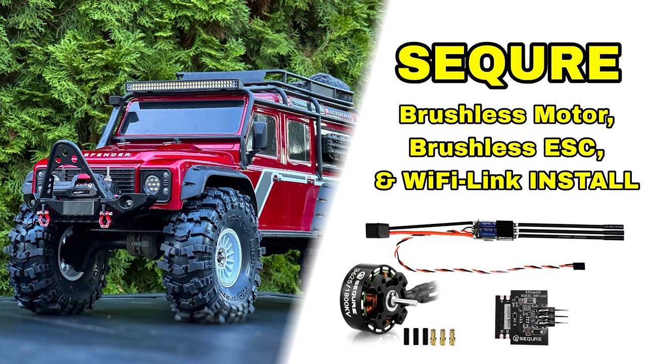 The BEST Brushless system! | SEQURE Brushless motor, ESC, and WiFi Link ...
