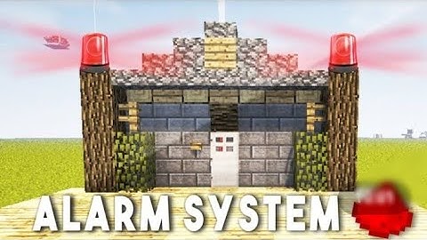 Minecraft Working Alarm ⏰ System, easy