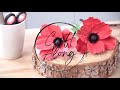 Craft Along | Bright Red Poppies