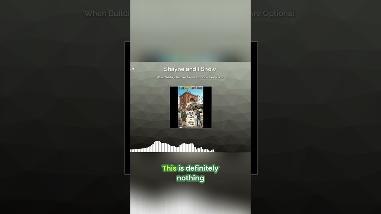 "On the importance of Nothing this is definitely Nothing " #podcast #shayneandishow