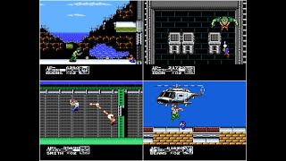 Contra Force - All Bosses with All Characters (No Death) (Lag Fix/No Slowdown)