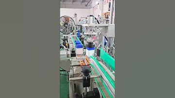 Automatic Square Bottle Labelling Machine #machine #automobile #packaging #automation