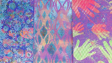 Gelli® Plate Play with Barb Owen - HowToGetCreative.com