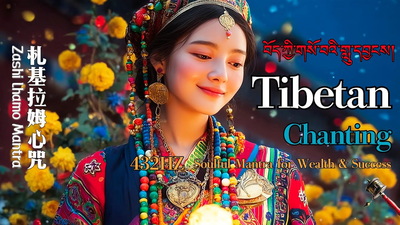 Healing Tibetan Chant | Zashi Lhamo Mantra: Bring Good Fortune, Bestows Wealth & Fulfill Wishes