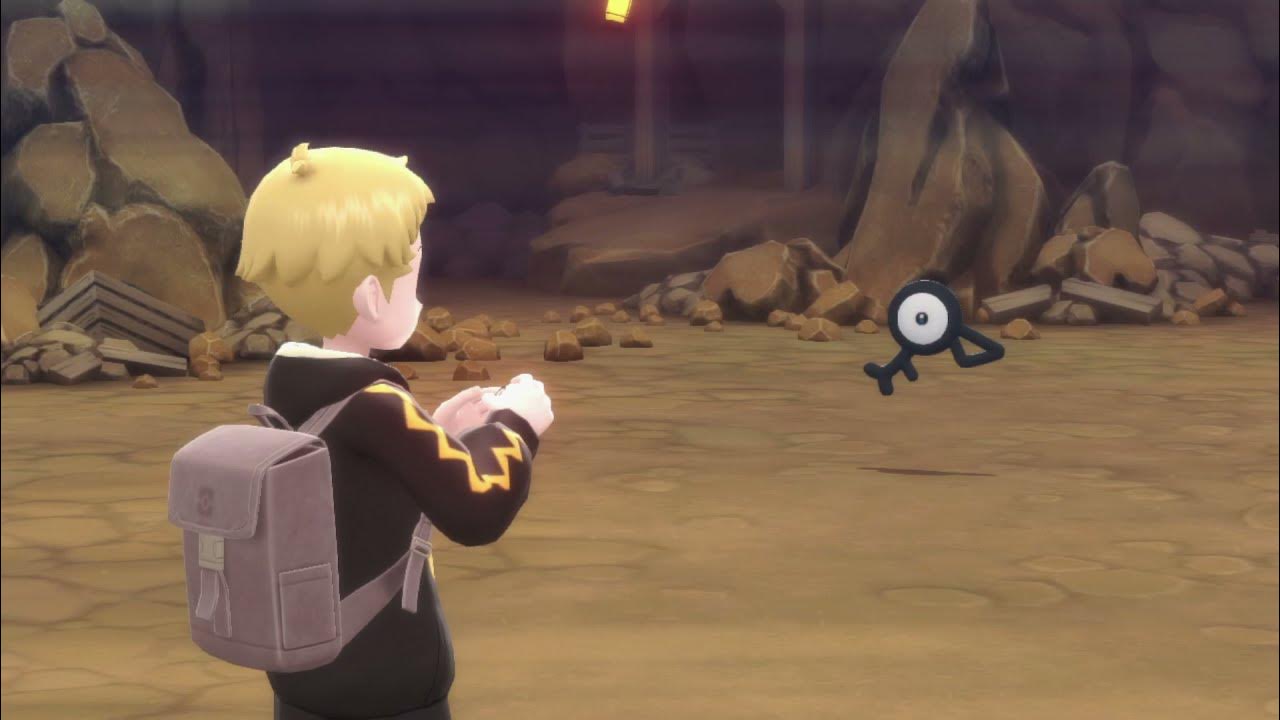Where to find and catch an Unown in Pokémon Brilliant Diamond and