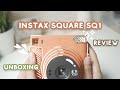 INSTAX SQUARE SQ1 UNBOXING 🧡 first impression + 5 simple happiness while staying at home | Indonesia