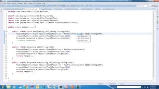 Web Services Concepts and REST API Framework Video-4