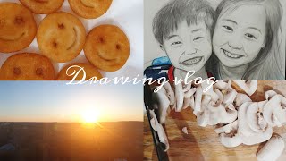 Eng 캐나다일상Momo Drawing 코로나 19로 인한 우리들의 변화특별하지 않은 나의특별한 일상재활용시대아나바다 치킨랩비대면시대온라인수업