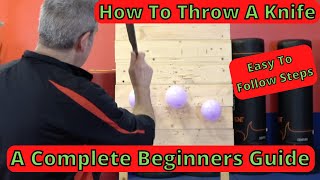 How To Throw a Knife: A Complete Beginners Guide  #knifeskills #knifethrowing #selfdefense