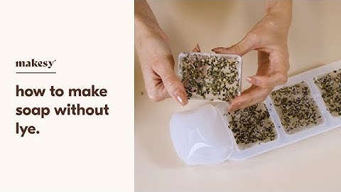 how to make soap without lye | easy melt & pour soap making tutorial.