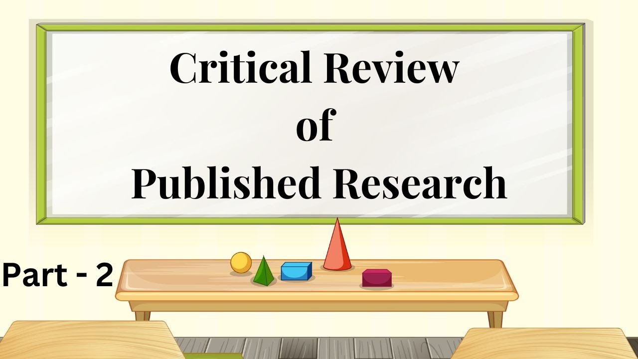 what is critical review in research