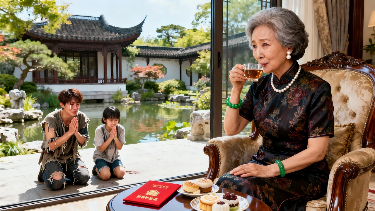 前世被兒子媳婦吸乾最後一滴血慘死養老院💔老太太重生回敬茶當日直接掀桌！三個月後小夫妻在垃圾場爭搶餿飯，而她用房產證墊桌角！