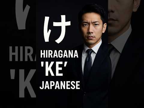 Learn The Japanese Ke け Hiragana Letter Quick Easy Guide