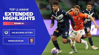 Melbourne Victory v Brisbane Roar - Extended Highlights | Isuzu UTE A-League 2023-24 | Round 25