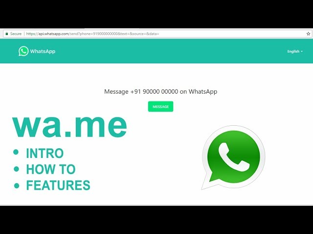 Open Whatsapp New Feature Wa Me Domain Chat Without Even Opening The App Intro Feature Youtube