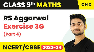 Solving Cubic Polynomials (RS Aggarwal Ex.3G: Part 4) - Factorization of Polynomials | CBSE 2024-25