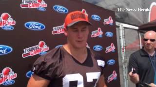 Browns rookie tight end Seth DeValve isn't bothered by critics that say he was a draft mistake.
