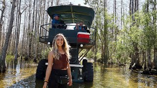 I Drove a Swamp Buggy Through the Everglades + Camp, Cook & Kayak with @CodyandKellie
