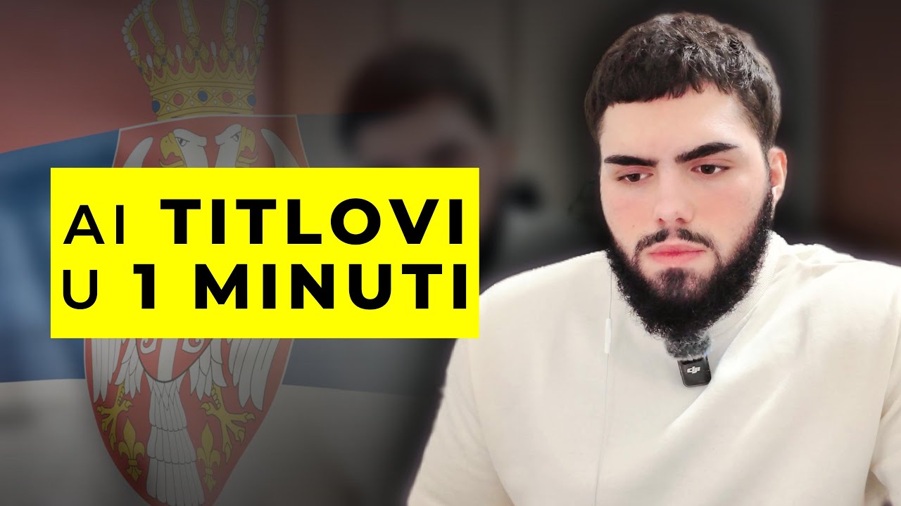 Kako Dodati Srpske Auto Titlove I Uštediti Sate