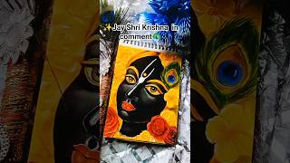🦚krishana painting full processing video 🥰#art #krishnapainting @PaintellectualPriyA