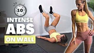 10 MIN WALL WORKOUT FOR ABS | Pilates Six Pack Workout at Home