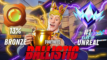 Fortnite Ballistic UNRANKED To UNREAL SPEEDRUN (Pt.1 Elite)