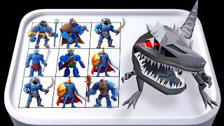 Age Of Robot : Merge Master Battle, Ancient Warrior vs Monster Sharks 🦈 screenshot 2