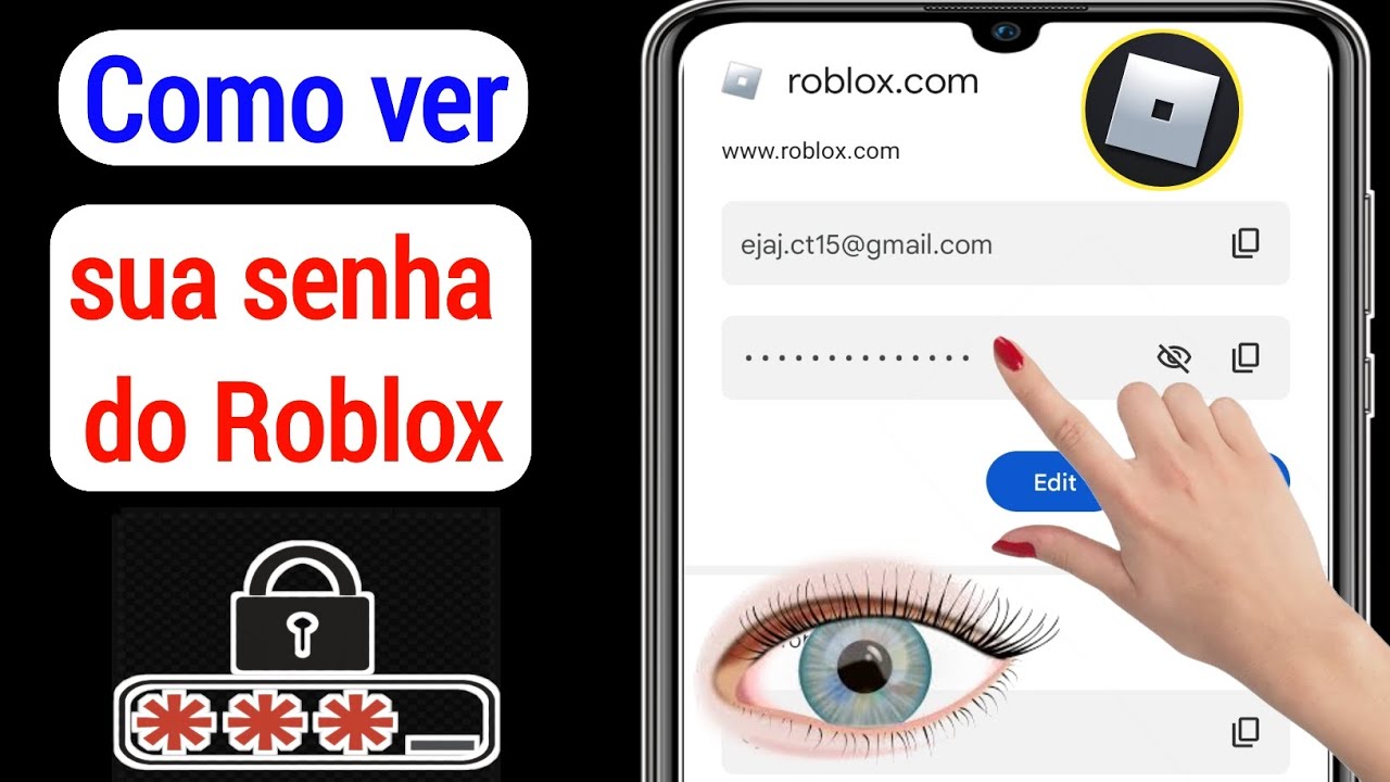 Como RECUPERAR SENHA do ROBLOX no CELULAR 