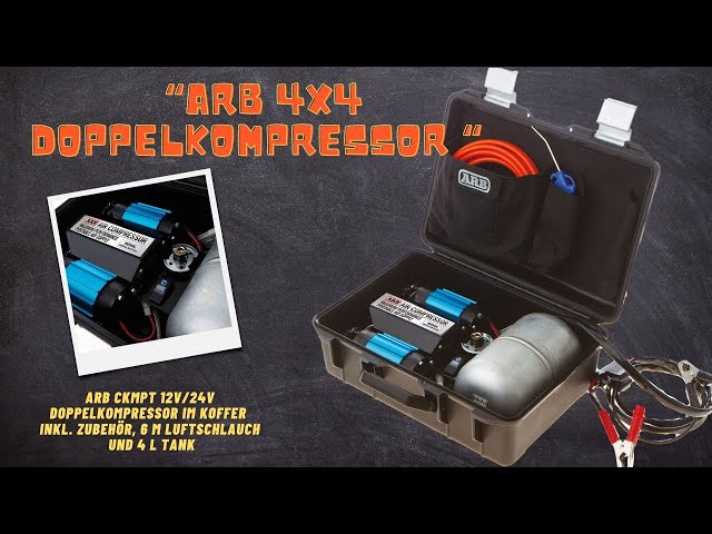 Der Offroad Kompressor der alles kann - ARB CKMPT 12V/24V Doppelkompressor im  Koffer 