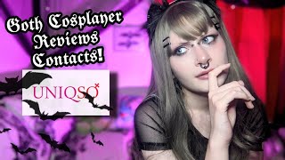 GOTH COSPLAYER REVIEWS UNIQSO CONTACTS 🦇🕸️🕷️⛓️ screenshot 5