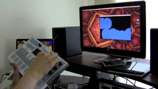 Clojure circles (MIDI-controlled VJ-esque graphics)