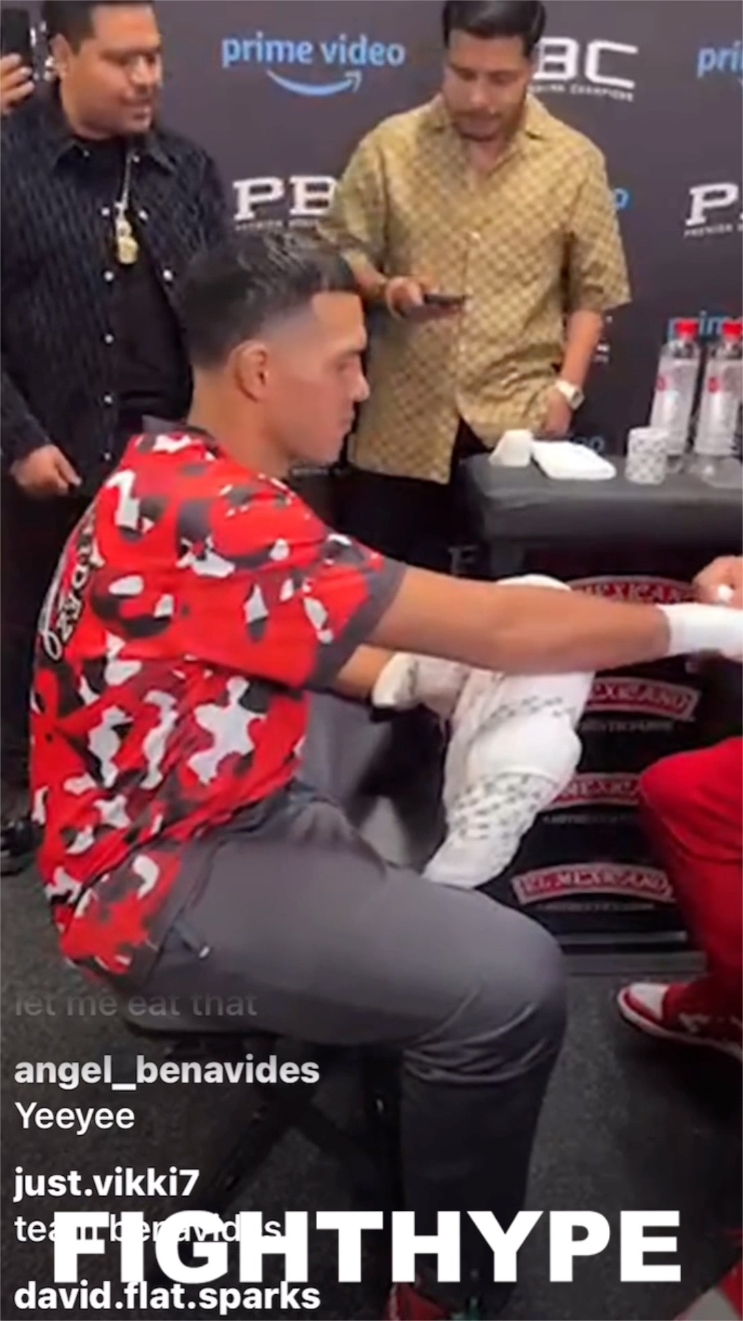 David Benavidez WRAPS HANDS to KNOCK OUT David Morrell MOMENTS BEFORE WAR