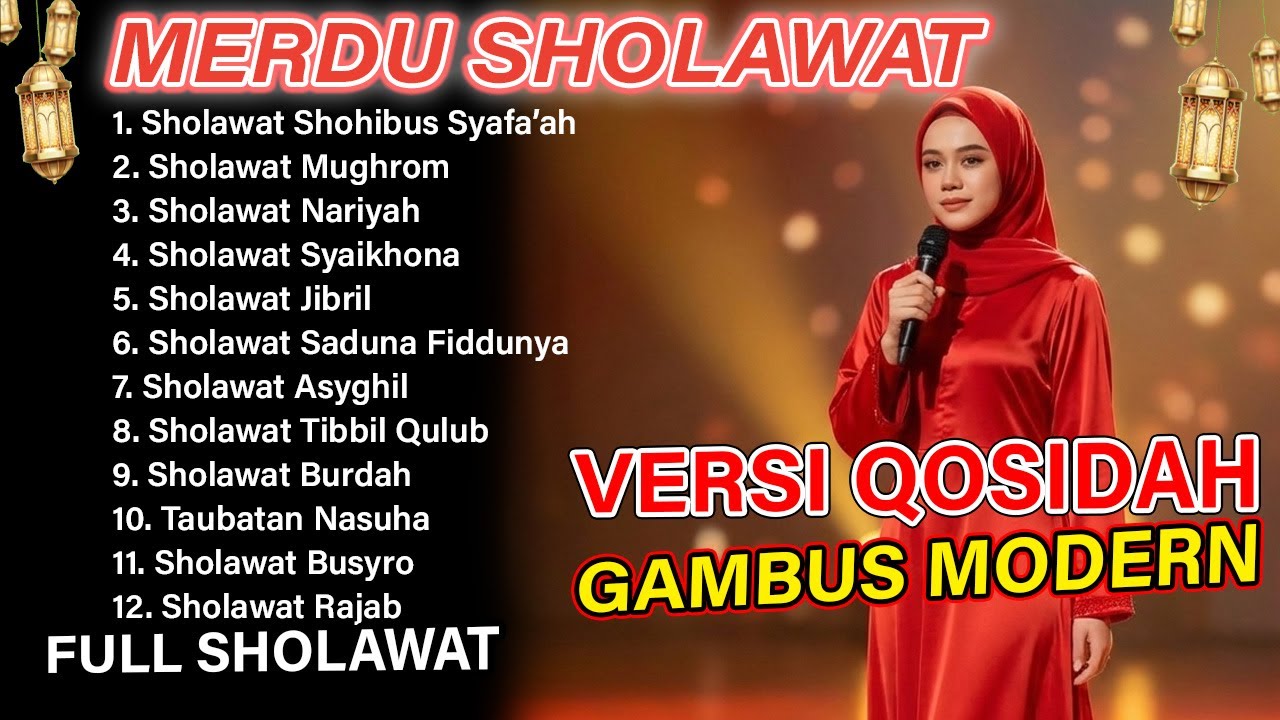 QASIDAH GAMBUS FULL ALBUM | SHOLAWAT PAGI PENARIK REZEKI 2026  GAMBUS SHOLAWAT | SHOLAWAT MERDU