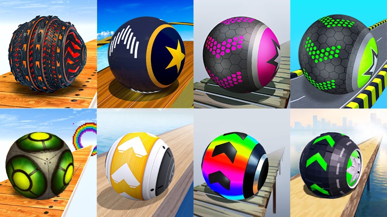 Going Balls VS GyroSphere Trials, Rolling Balance Ball 3D, Action Balls, Space Rolling Balls