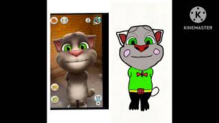 Talking Tom cat | funny drawing animation meme funny art |animation meme