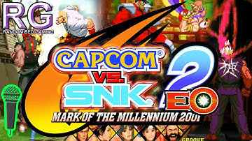 CAPCOM VS. SNK 2 EO - Gamecube - Intro & 1CC playthrough with Shin Akuma boss [Voice Over]