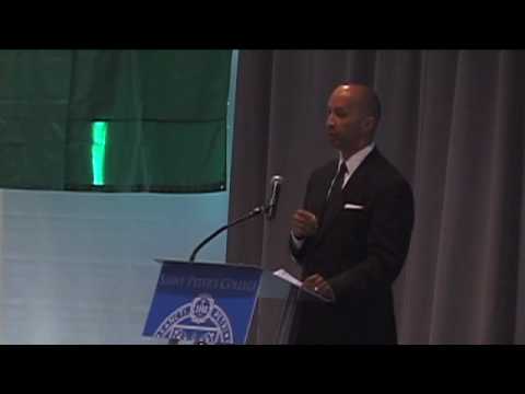 Byron Pitts speaks at Saint Peter's College Regents Business Symposium - YouTube